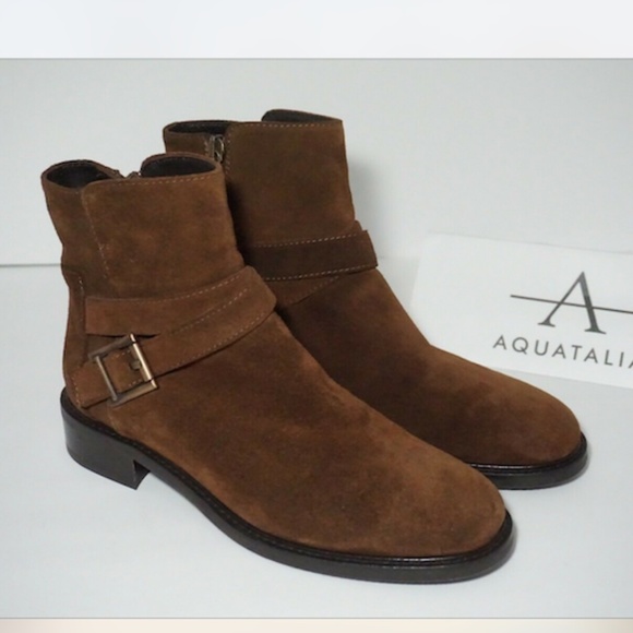 Aquatalia Shoes Aquatalia Waterproof Ankle Boots Brown Poshmark